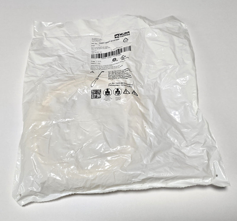 Murr 7000-12021-0141000 Male M12 Straight 10M Cable 4-Pin 22AWG - New / Sealed