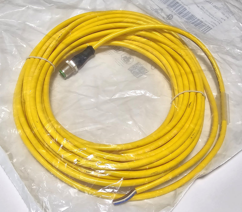 Murr 7000-12021-0141000 Male M12 Straight 10M Cable 4-Pin 22AWG - New / Sealed