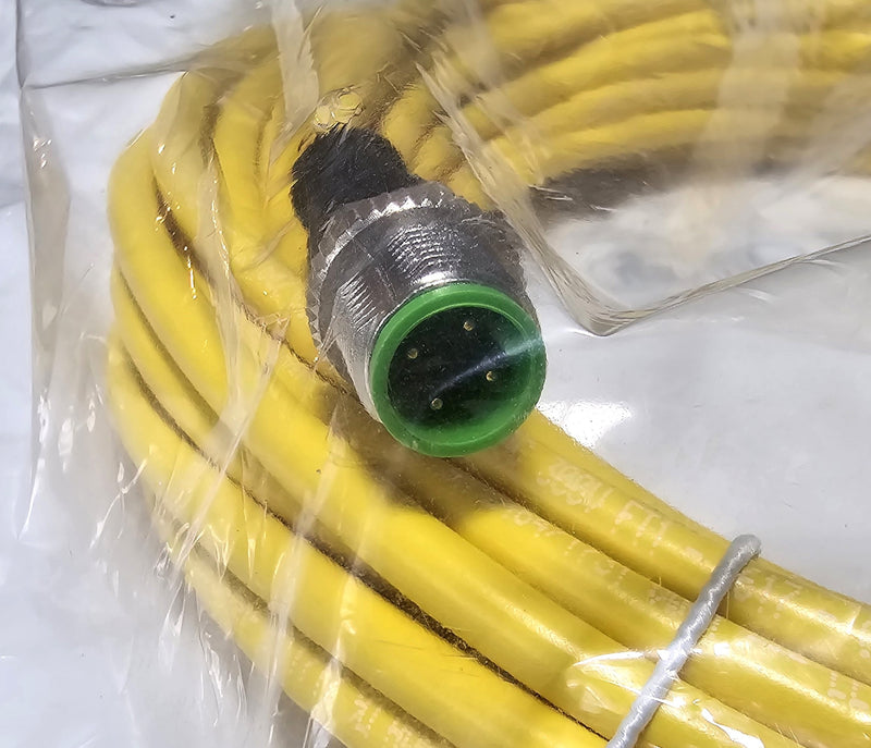 Murr 7000-12021-0141000 Male M12 Straight 10M Cable 4-Pin 22AWG - New / Sealed