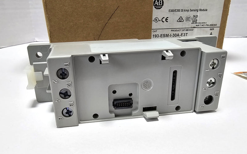 Allen Bradley 193-ESM-I-30A-E3T E300 / E200 30Amp Sensing Module - New