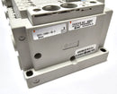 SMC SS5Y3-12S6D4-168-D Valve Bank & 11 SY3101RB-5NZF1 24VDC Solenoid Valves  New