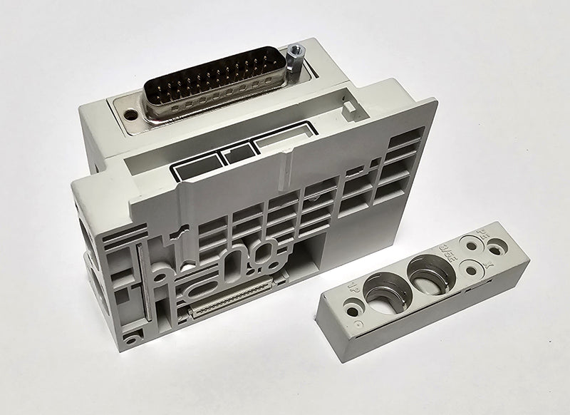 SMC SS5Y3 25-Pin D-Sub Pneumatic Manifold End Plate - New