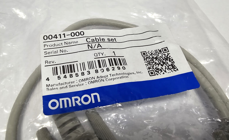 Omron / Adept 00411-000 DB9 Splitter Male to (2) Female Cable Set - New / Sealed