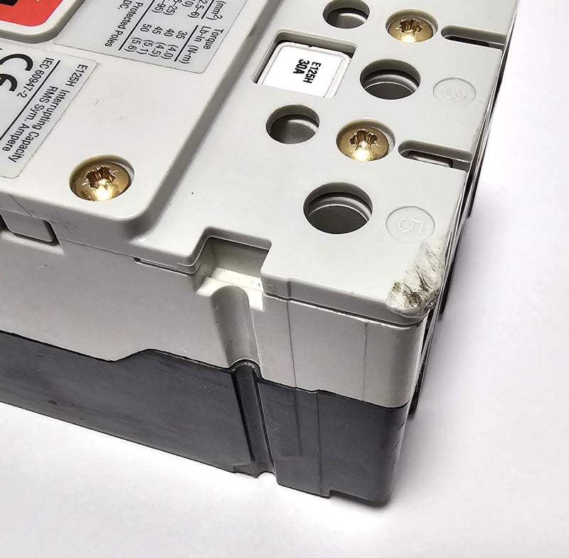 Eaton EGH3030FFG Molded Case Circuit Breaker 3-Pole 30A - Used - No Load Lugs