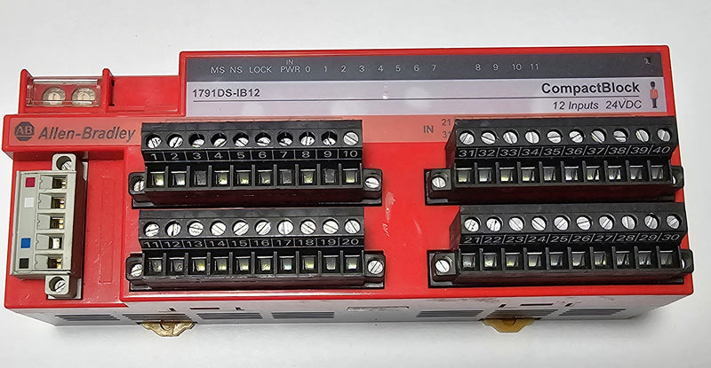 Allen Bradley 1791DS-IB12 CompactBlock 12 Inputs 24VDC DeviceNet - Used