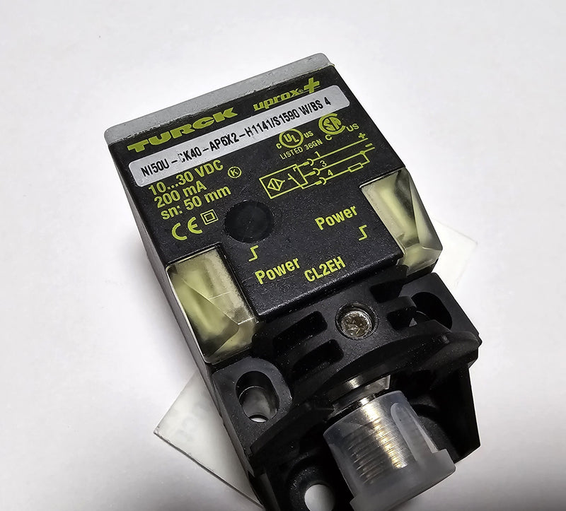 Turck NI50U-CK40-AP6X2-H1141/S1590 W/BS 4 Proximity Sensor sn:50 mm - New