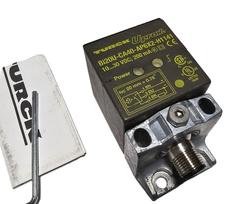 Turck BI20U-CA40-AP6X2-H1141 Proximity Sensor sn: 20mm 10-30VDC - NEW