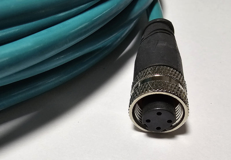 Allen Bradley 1585D-M4UBDF-5 M12 Male Str. - Female Str. 5M Ethernet Cable - New