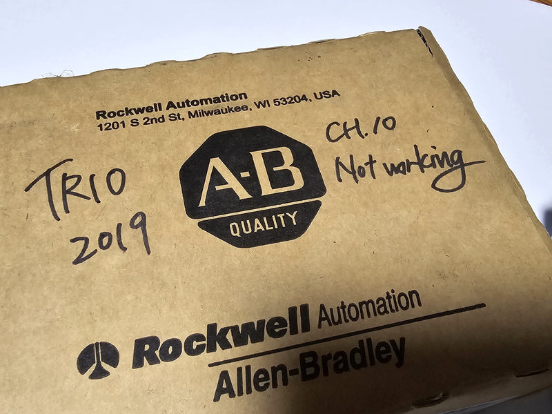 Allen Bradley 1769-OW16 Compact I/O Relay Output Module - CH10 / Not working