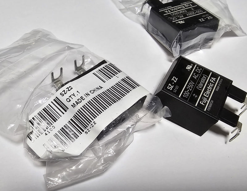 Fuji SZ-Z2 ( Lot of 3 ) 100-250V AC/DC Coil Varistor Surge Suppressor - New