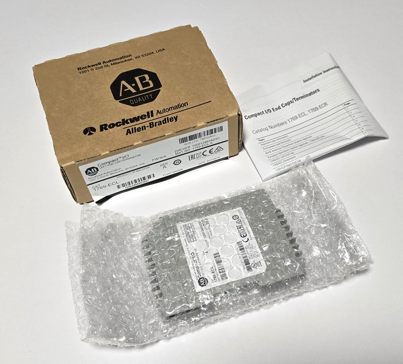 Allen Bradley 1769-ECL Ser.A Compact I/O Left End Cap / Terminator - New
