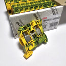 ABB Entrelec 1SNK510150R0000 Ground Green-Yellow Box of 20 Terminal Blocks - New