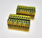 ABB Entrelec 1SNK510150R0000 Ground Green-Yellow 20-Pack Terminal Blocks - New