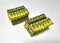 ABB Entrelec 1SNK510150R0000 Ground Green-Yellow 14-Pack Terminal Blocks - New
