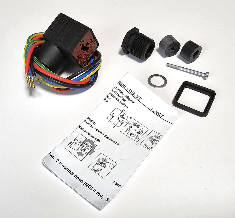 Honeywell DG300VCT1-6W /B Gas Pressure Switch 75454586 Din Connector Kit - New