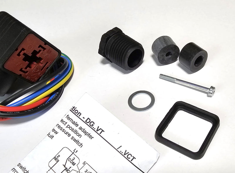 Honeywell DG300VCT1-6W /B Gas Pressure Switch 75454586 Din Connector Kit - New