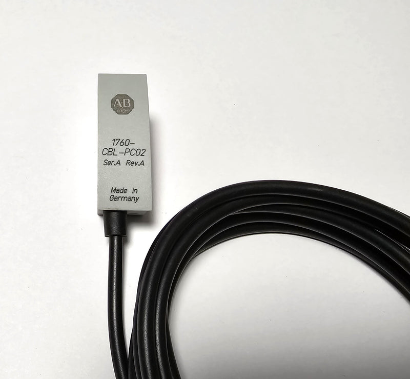 Allen Bradley 1760-CBL-PC02 Ser.A Rev.A GFX PLC Programming Cable