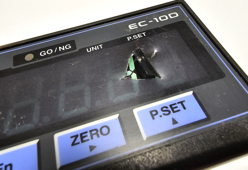Mitutoyo EC-10D 542-007 Linear Gauge Control Panel Display