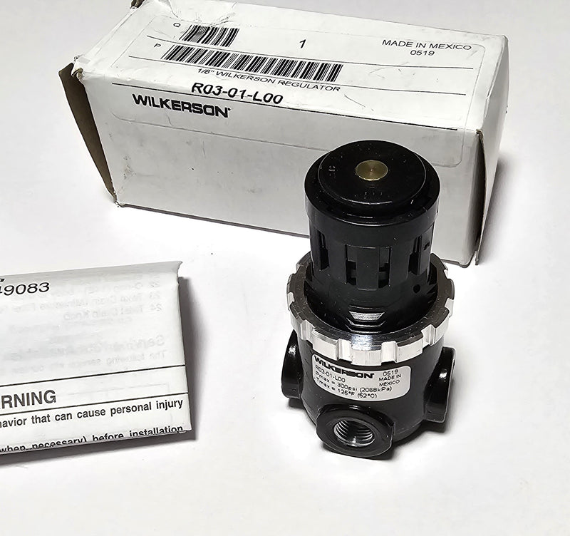 Wilkerson R03-01-L00 1/8" Pneumatic Regulator - New
