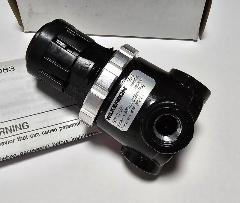 Wilkerson R03-01-L00 1/8" Pneumatic Regulator - New