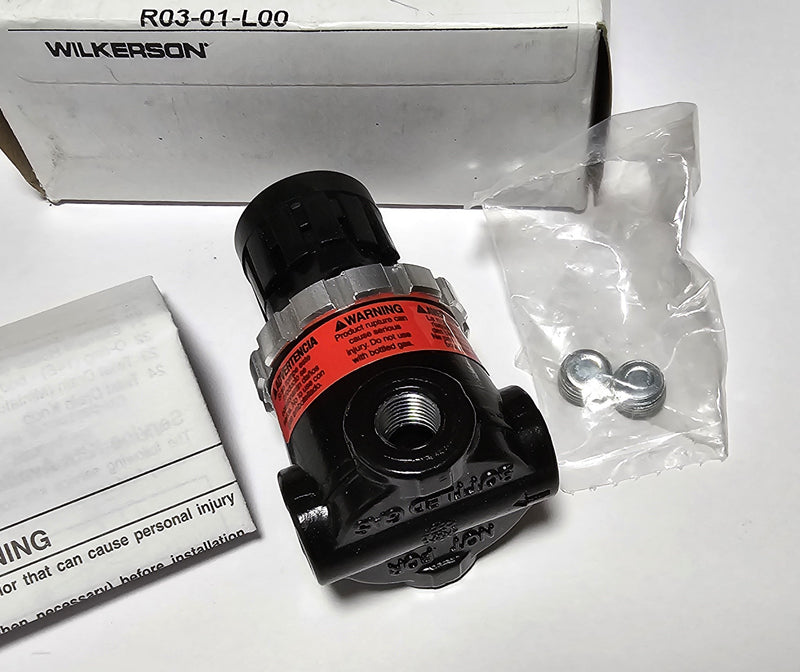 Wilkerson R03-01-L00 1/8" Pneumatic Regulator - New