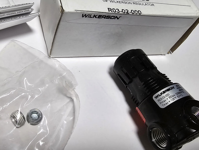 Wilkerson R03-02-000 1/4" Pneumatic Regulator - New