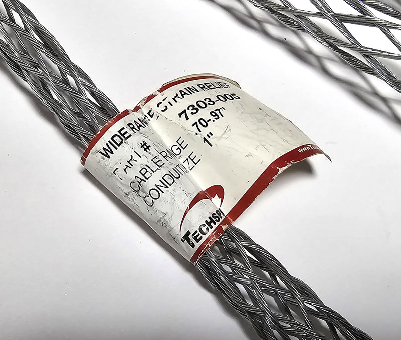 Techspan 7303-005 ( Lot of 6 ) 1" Conduit Kellems Grip SO Cord Range .70-.97"