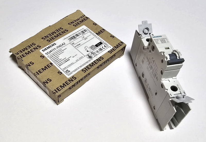 Siemens 5SJ4111-7HG42 Circuit Breaker 5A 1-Pole 277V - New