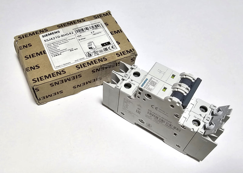 Siemens 5SJ4210-8HG42 Circuit Breaker 10A 2-Pole 480Y/277V - New