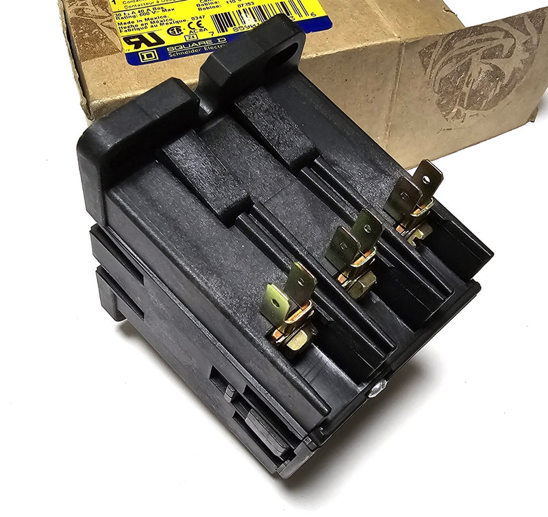 Square D 8910DPA33V02 3-Pole Definite Purpose Contactor 120V Coil 30A - New