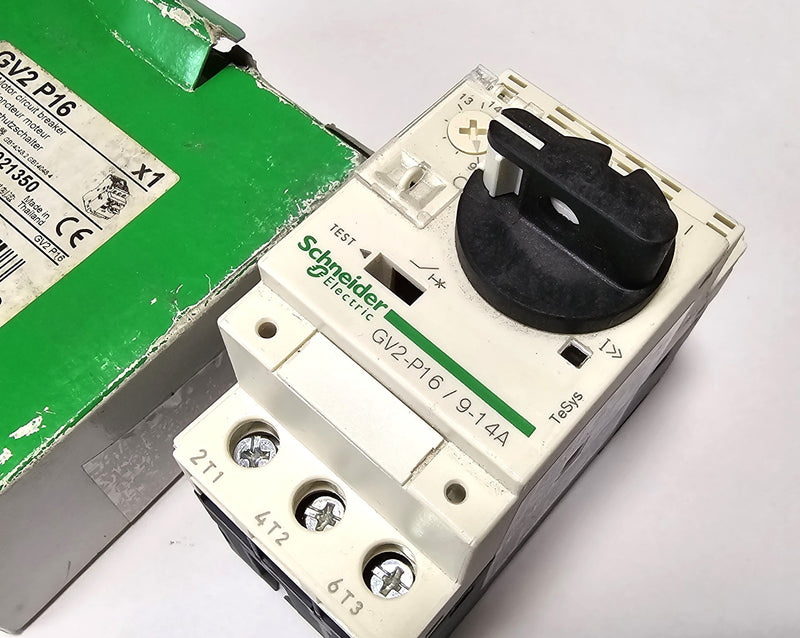 Schneider GV2 P16 Motor Control 9-14A Disconnect Circuit Breaker - New
