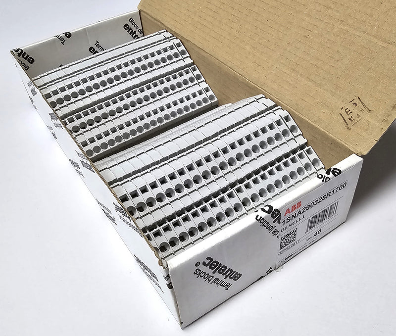 Entrelec 1SNA290328R1700 D2.5/5.LL.L 26-12AWG 300V Terminal Blocks Box/40 - New