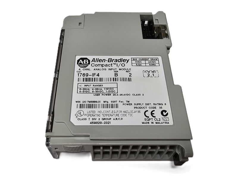 Allen Bradley 1769-IF4 Ser.B Rev.2 F/W Rev2.1 4-Channel Analog Input M ...