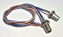 Murr / Phoenix 8-Pin M12 ( Lot of 2 ) Male Bulkhead Connectors - New