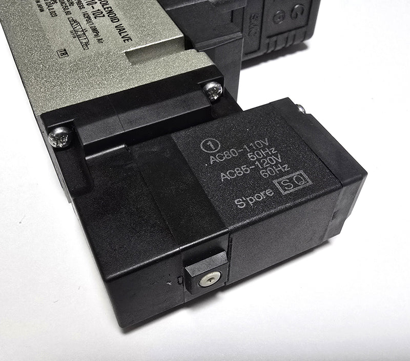 SMC 30-VFS3610-1DZ Dual 120VAC Solenoid Pneumatic Valve - New