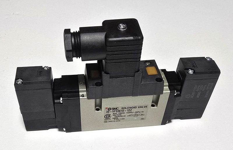 SMC 30-VFS3610-1DZ Dual 120VAC Solenoid Pneumatic Valve - New