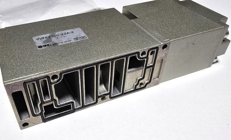 SMC VVFS3000-22A-2 Pneumatic Valve Manifold - New