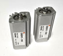SMC CDQ2B16-20DZ ( Lot of 2 ) Compact Cylinder 16mm Bore 20mm Stroke - New