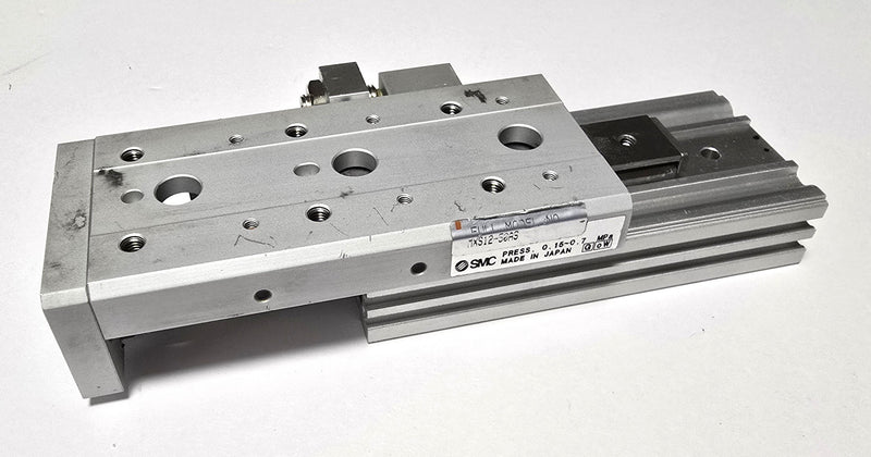 SMC MXS12-50AS Dual Rod Guided Pneumatic Slide Cylinder