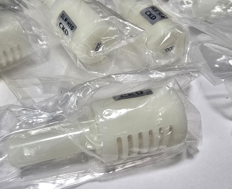 CKD SLW-H10 ( Lot of 10 ) Pneumatic Silencer / Muffler - New