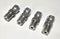 Parker F6X-4-4-S ( Lot of 4 ) Straight Triple-Lok 37° Flare JIC Tube Fittings