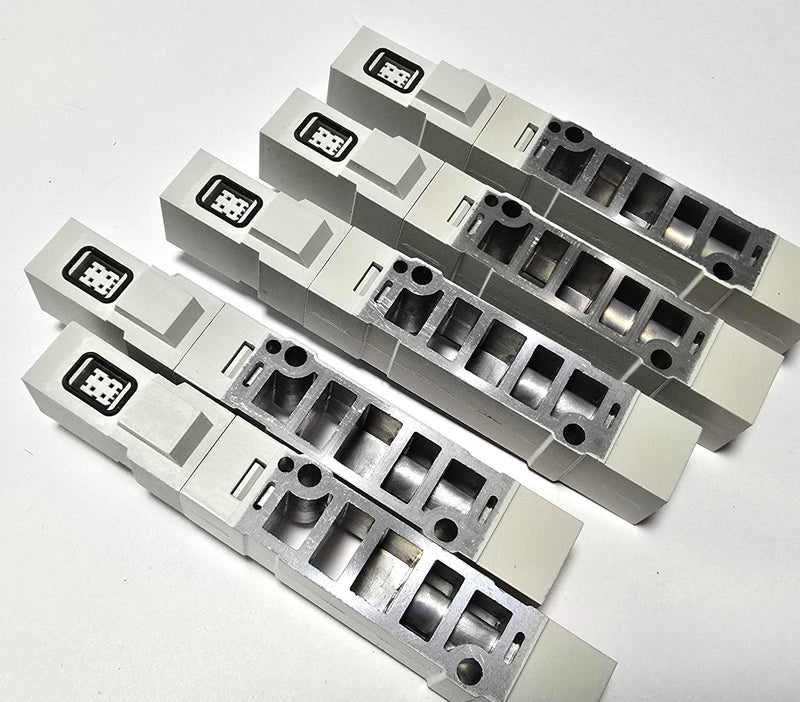 SMC SV3000-38-1A ( Lot of 5 ) Supply Relocation Spacer - New