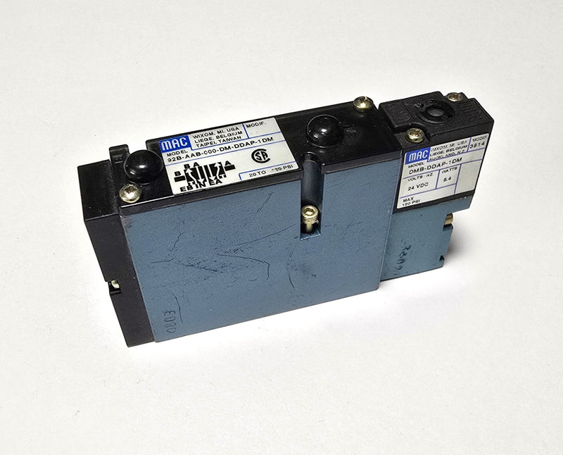 MAC 92B-AAB-000-DM-DDAP-1DM  & DMB-DDAP-1DM 24VDC Solenoid Valve
