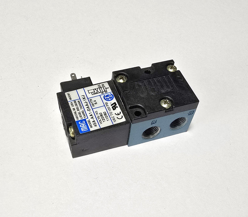 MAC 45A-AA1-DAAJ-1KJ 120VAC Pneumatic Solenoid Valve Assembly