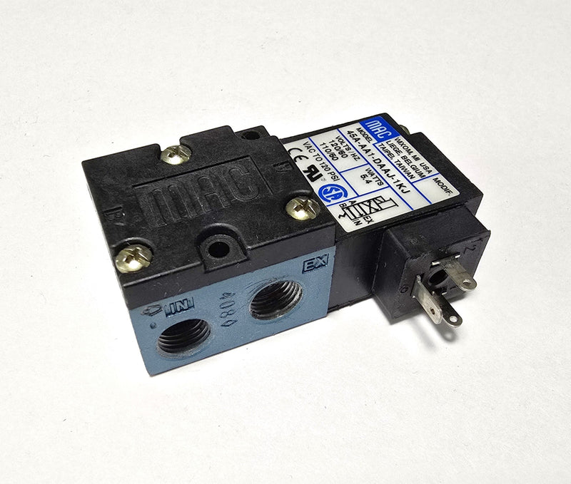 MAC 45A-AA1-DAAJ-1KJ 120VAC Pneumatic Solenoid Valve Assembly