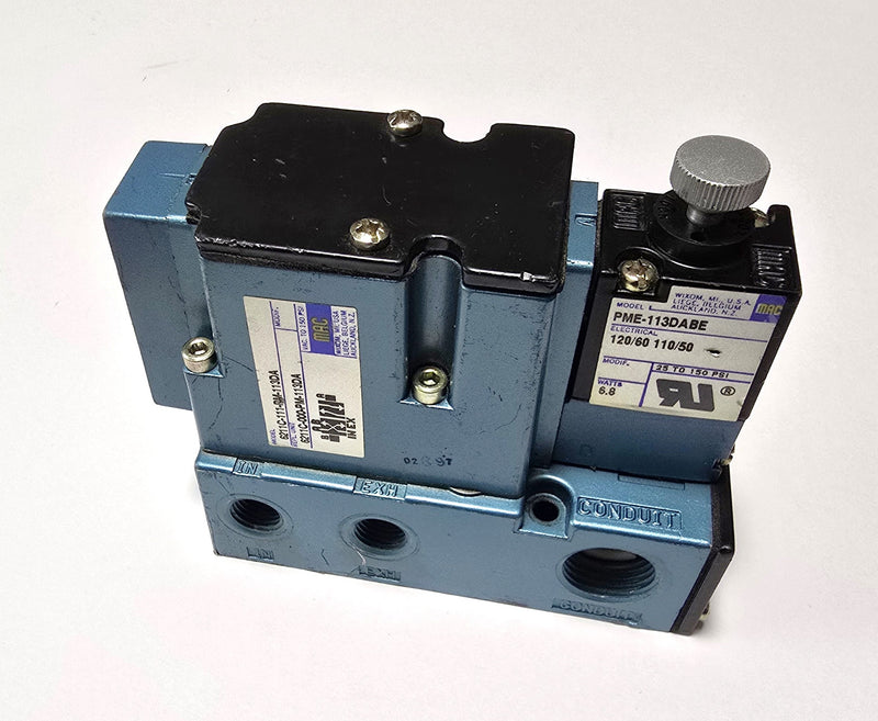 MAC 6211C-111-PM-113DA & PME-113DABE Solenoid Valve