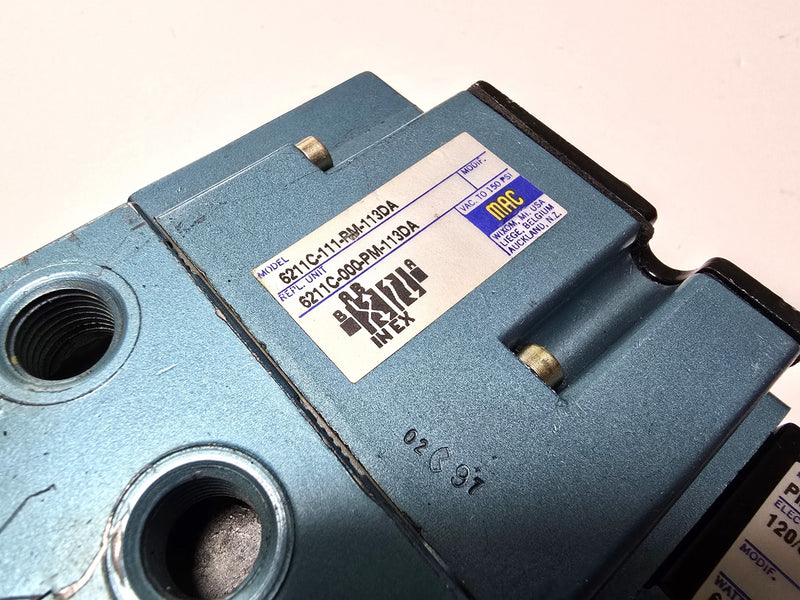 MAC 6211C-111-PM-113DA & PME-113DABE Solenoid Valve
