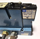 MAC 92B-FAB-000-DM-DDAP-1DM Dual 24V Solenoid Valve & 92B-000-CAA Manifold