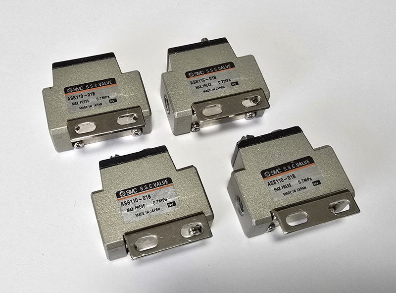 SMC ASS110-01B ( Lot of 4 ) Slow Start Speed Control Valves