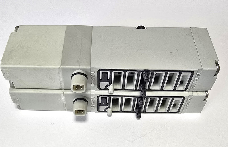 Numatics 051BA400M000061 ( Lot of 2 ) 24VDC Solenoid Pneumatic Valve & Gaskets